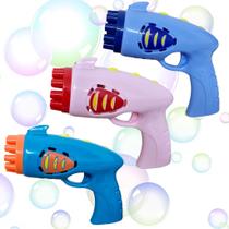 Lança Bolhas Sabão Automático Agua Bazuka Brinquedo Criança