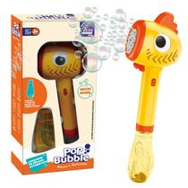 Lança Bolhas Sabão Infantil Automático Pop Bubble Galinho