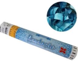 Lança Confete Cha Revelação Azul 60Cm Make