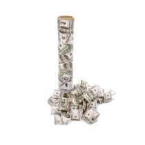 Lança Confete Dólar 30cm - Chuva de Dinheiro