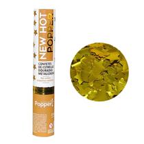 Lança Confete Granada de Estrelas Douradas Metalizadas 30cm