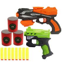 Lança Dardos Air Gun c/ 2 unidades Verde e Laranja Zoop Toys