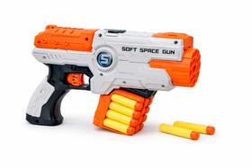 Lança Dardos Infantil Com 14 Refis E Pente Brinquedo De Mira