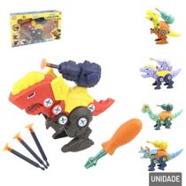 Lança Dardos Monta e Desmonta Dino - Tudo em Caixa Lança Dardos Monta e Desmonta Dino - Tudo em Caixa