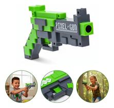 Lança Dardos Tipo Nerf Minecraft Pixel Gun com 6 Peças Brinquedo Infantil - Wellkids Lança Dardos Tipo Nerf Minecraft Pixel Gun com 6 Peças Brinquedo Infantil - Wellkids