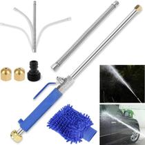 Lança De Lavagem De Alta Pressão Portátil Com 2 Bicos, Ferramenta De Pulverização Metálica Para Lança De Lavagem De Alta Pressão Portátil Com 2 Bicos, Ferramenta De Pulverização Metálica Para