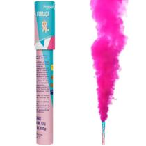 Lança Fumaça Chá Revelação Menina Rosa