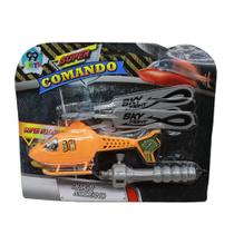 Lança Helicóptero Plástico Super Comando - Sky Fight - 99 Toys Lança Helicóptero Plástico Super Comando - Sky Fight - 99 Toys
