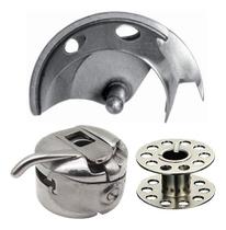 Lançadeira Caixa Bobina Reta Antiga Singer 15-30 Ja2-2 Preta - Evolvere