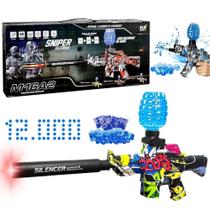 Lançador Arminha de Bolinhas Gel Elétrico +12.000 Orbeez - Barcelona