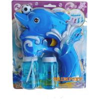 Lançador Bolha De Sabão Com Luz Musical Infantil Golfinho Lançador Bolha De Sabão Com Luz Musical Infantil Golfinho