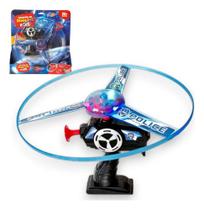 Lançador Com Disco Voador Luz Led Voa De Verdade Brinquedo Lançador Com Disco Voador Luz Led Voa De Verdade Brinquedo