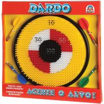 Lançador Dardo com ALVO e 4 Dardos Coloridos