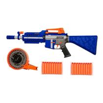 Lançador de 40 Dardos Nerf Azul Tambor Rotativo Automático Lançador de 40 Dardos Nerf Azul Tambor Rotativo Automático