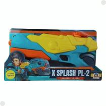 Lançador De Agua X Splash PL2 Azul E Amarelo 1308 - Braskit Lançador De Agua X Splash PL2 Azul E Amarelo 1308 - Braskit