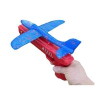 Lançador de Avião de Espuma para Crianças (24/34cm) - Brinquedo para Brincadeiras ao Ar Livre