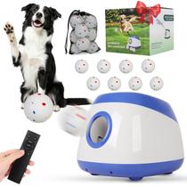 Lançador de Bolas para Cães Olenyer Alcance 12-24m com 8 Bolas ETPU Lançador de Bolas para Cães Olenyer Alcance 12-24m com 8 Bolas ETPU