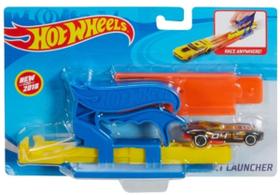 Lançador De Bolso Hotwheels Azul Para Carrinho FTH84