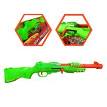 Lançador de Brinquedo Azul Dardos Rapidez Carregamento Brincadeira Verde - ToyKing