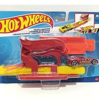 Lançador De Carrinhos Hot Wheels Basico Com Carro - Mattel
