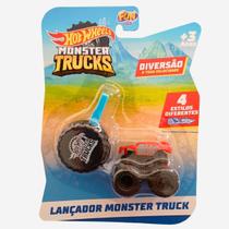 Lançador de Carrinhos Hw Demo Derby Hot Wheels Monster Truck