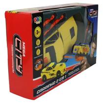 Lancador de Dardos Carro Soft Gun Amarelo - Bbr R3535