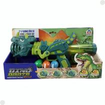 Lançador De Dardos E Bolas 2 em 1 Dino Darts 1108 - Braskit Lançador De Dardos E Bolas 2 em 1 Dino Darts 1108 - Braskit
