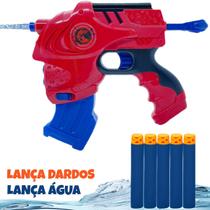 Lançador De Dardos Lança Água Pistola Brinquedo Infantil