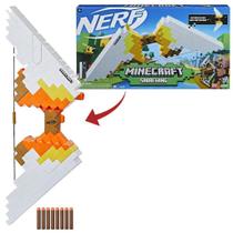 Lançador De Dardos Minecraft Sabrewing Com 8 Dardos Hasbro