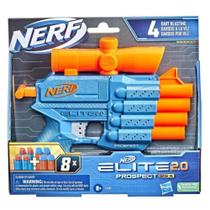 Lançador de Dardos - NERF Elite 2.0 Prospect QS 4 - Hasbro F4191 Lançador de Dardos - NERF Elite 2.0 Prospect QS 4 - Hasbro F4191