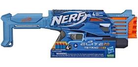 Lançador De Dardos Nerf Elite 2.0 Tetrad Qs-4 F5026 - Hasbro