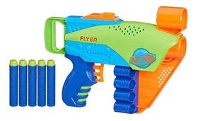 Lançador De Dardos Nerf Elite Jr Flyer Hasbro 5 Dardos F6751