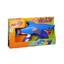 Lançador De Dardos Nerf Wild Sharkfire Hasbro F8645 Azul