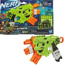 Lançador de Dardos Nerf Zombie Alternator Strike com Dardos - HASBRO