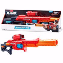 Lançador de Dardos Red Ranger X8 24 Dardos Candide