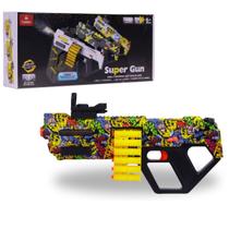 Lançador de Dardos Super Gun Solta Fumaça - Castela Lançador de Dardos Super Gun Solta Fumaça - Castela