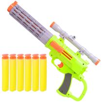 Lancador de Dardos Verde Soft Gun - Castela