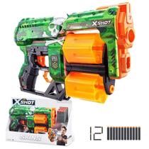 Lançador de Dardos X Shot Camo Skins 12 Dardos Candide Lançador de Dardos X Shot Camo Skins 12 Dardos Candide