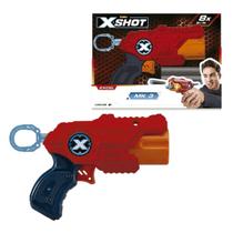 Lançador de Dardos X Shot Mini MK3 Red com 8 Dardos Lançador de Dardos X Shot Mini MK3 Red com 8 Dardos