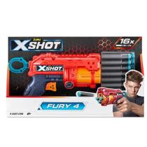 Lançador de Dardos XShot Red Fury 4 Candide Lançador de Dardos XShot Red Fury 4 Candide