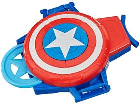 Lançador de Disco Super-Herói Marvel - Capitão América Hasbro 2 Peças