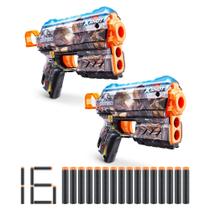 Lançador de Espuma XShot Skins Flux Blaster Jurassic World - Pacote com 2