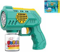 Lançador de Sabão Automática Bubble Gun Diversão Garantida Lançador de Sabão Automática Bubble Gun Diversão Garantida