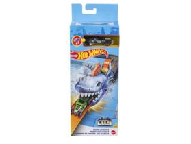 Lançador De Tubarões Hot Wheels City Mattel Premium Azul