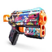 Lançador De X-shot - Skins Flux Sonic - Hyper Spike Lançador De X-shot - Skins Flux Sonic - Hyper Spike