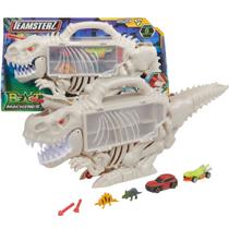 Lançador Destruidor De Dinossauro Com Carrinhos E Rampa