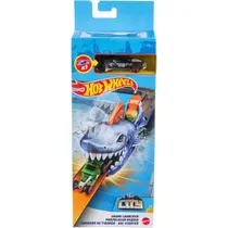 Lançador Hot Wheels City Tubarão Com Carrinho - Mattel