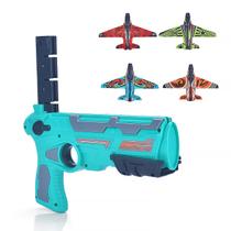 Lançador Infantil Pistola Lança Avião Brinquedo Aéreo - Vip