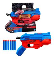 Lançador nerf alpha strike boa com 6 dardos hasbro f2985