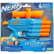 Lancador Nerf Elite 2.0 Prospect QS4 - F4191 Hasbro Lancador Nerf Elite 2.0 Prospect QS4 - F4191 Hasbro